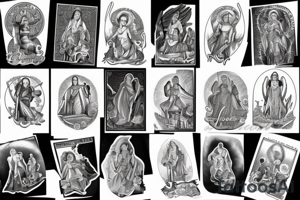 angel Moroni tattoo idea