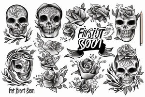 First born son tattoo idea