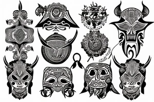 Island life tattoo idea