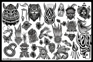 Island life tattoo idea