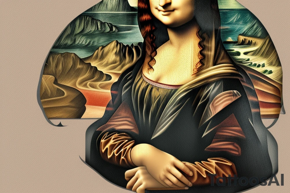 The Mona Lisa tattoo idea