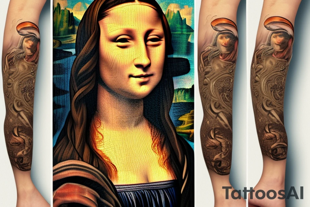 The Mona Lisa tattoo idea
