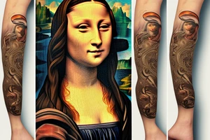The Mona Lisa tattoo idea