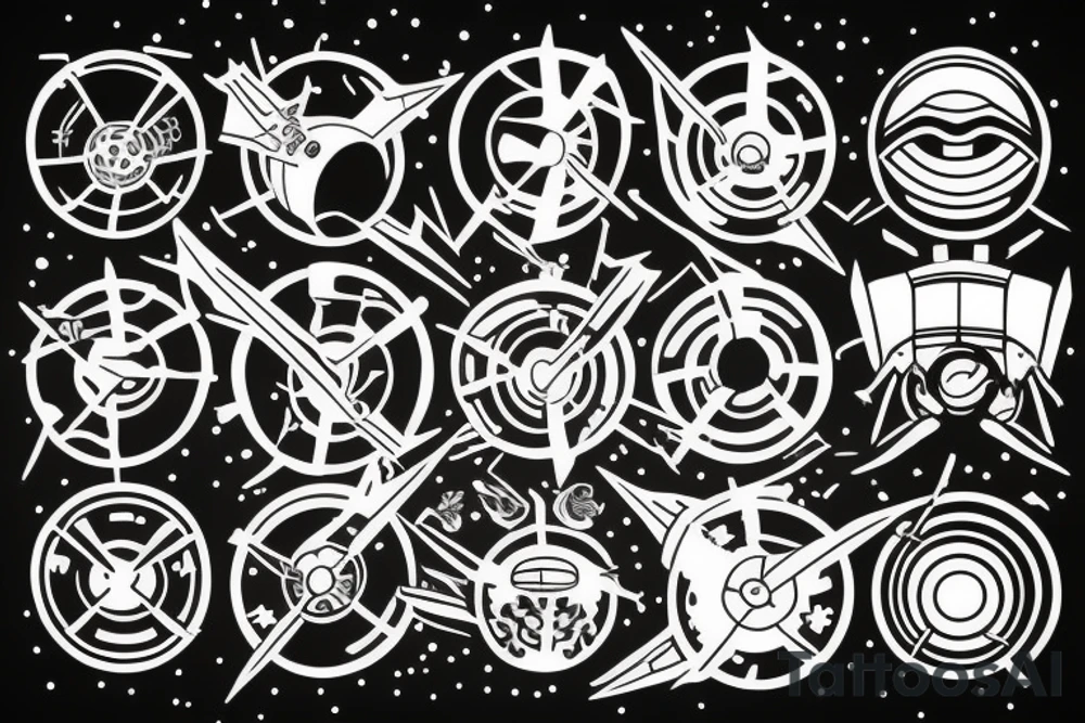x-wing from star wars tattoo idea