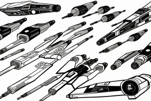 x-wing from star wars tattoo idea