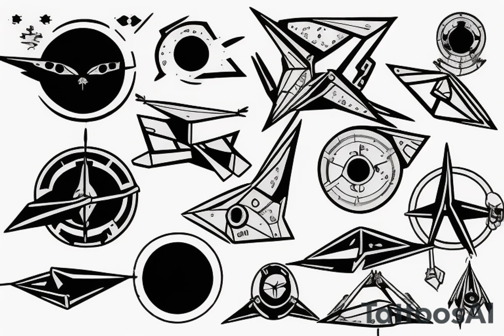 x-wing tattoo idea