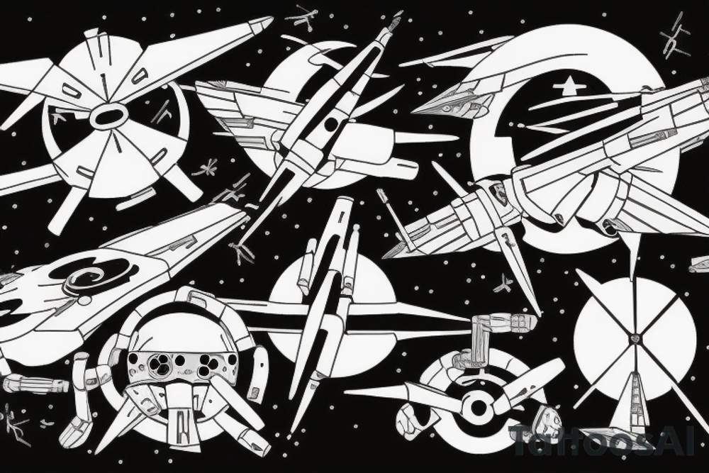 x-wing tattoo idea