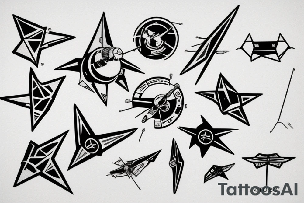 x-wing tattoo idea