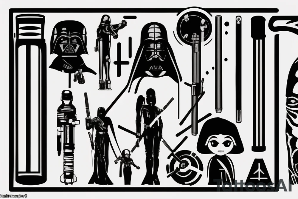 lightsaber tattoo idea