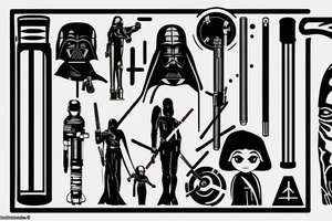 lightsaber tattoo idea