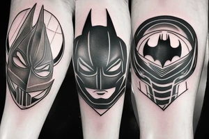 Batman logo tattoo idea