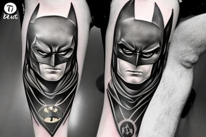 Batman logo tattoo idea