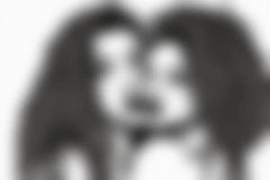 Lesbian with locs kissing tattoo idea