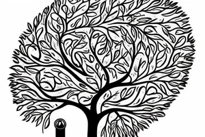 A seed with a tree inside it tattoo idea
