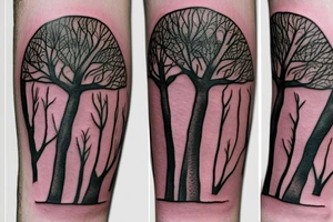 A seed with a tree inside it tattoo idea