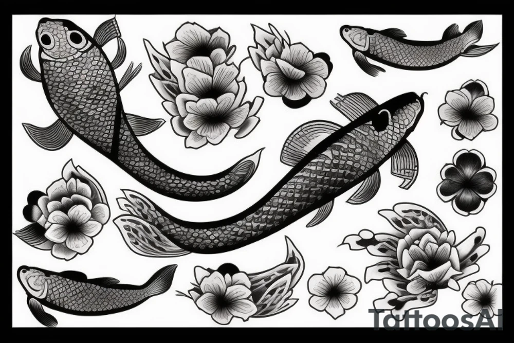 koi tattoo idea
