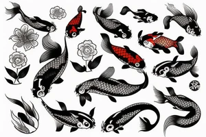 koi tattoo idea