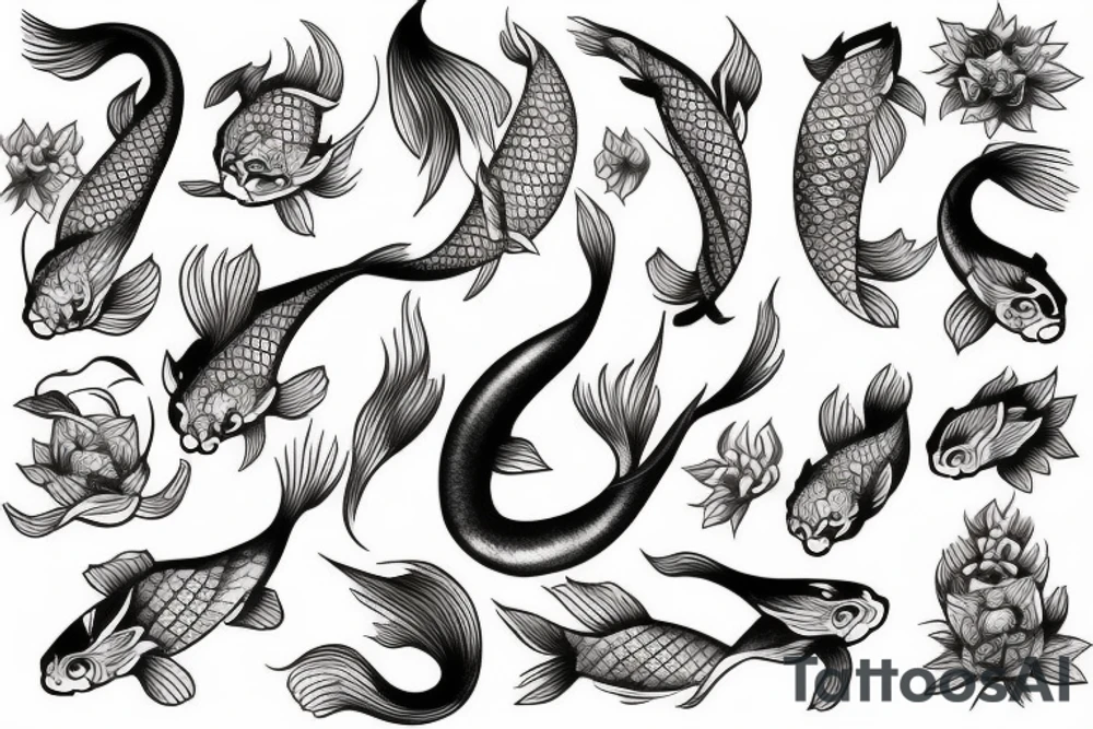 koi tattoo idea