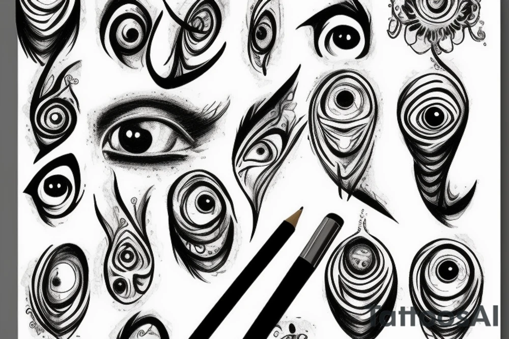 eye tattoo idea