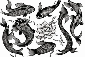 koi tattoo idea