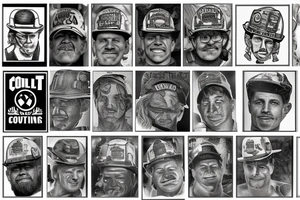coal miner tattoo idea