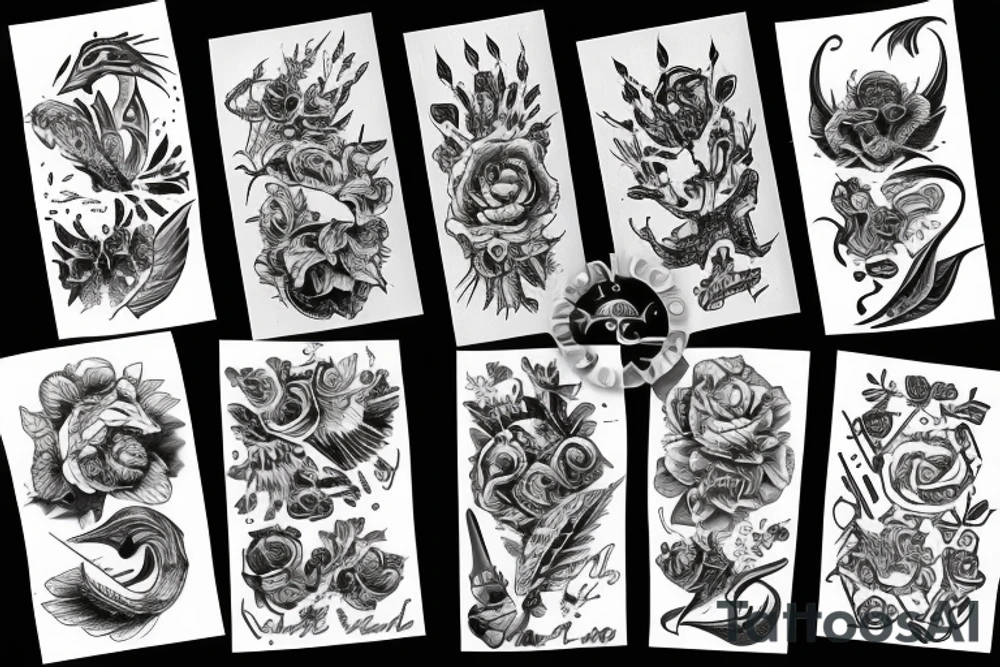 claw marks tattoo idea