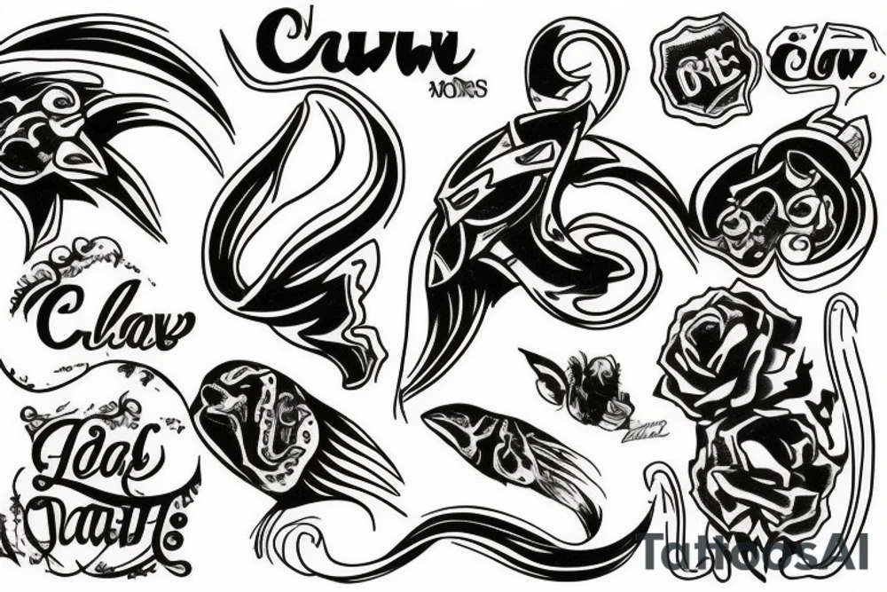 claw marks tattoo idea
