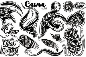 claw marks tattoo idea