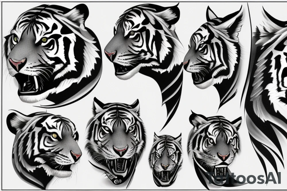 tiger claws tattoo idea