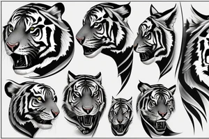 tiger claws tattoo idea