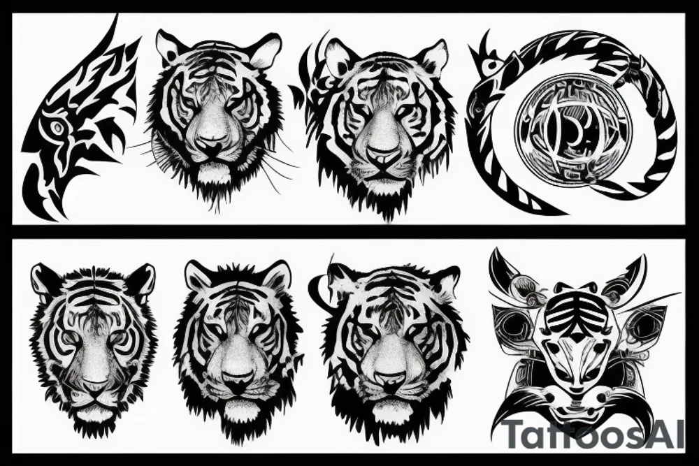 tiger claws tattoo idea