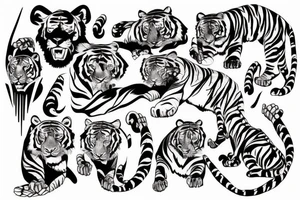 tiger claws tattoo idea