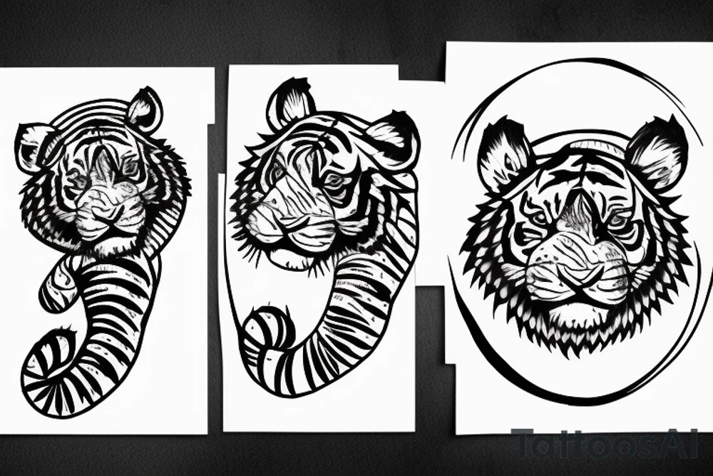 tiger claws tattoo idea