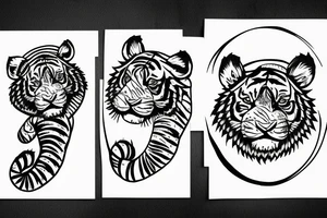 tiger claws tattoo idea