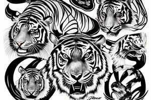 tiger claws tattoo idea