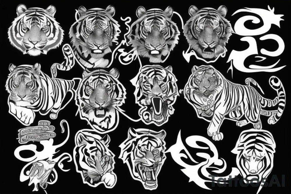 tiger tattoo idea