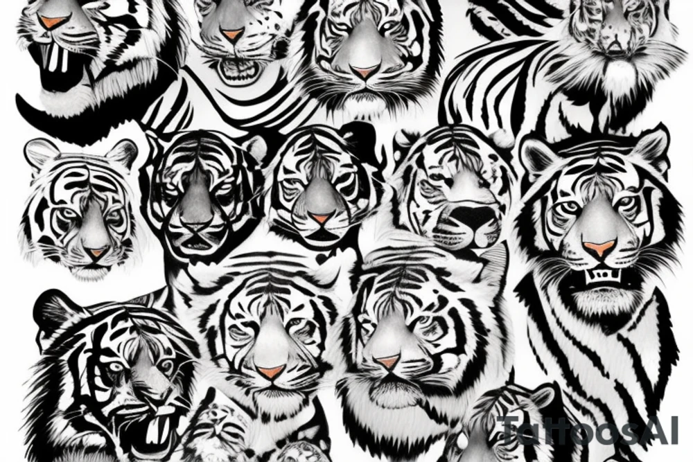 tiger tattoo idea