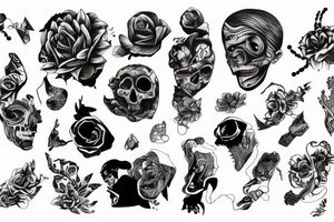 ripped paper tattoo idea