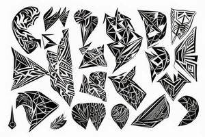 ripped paper tattoo idea