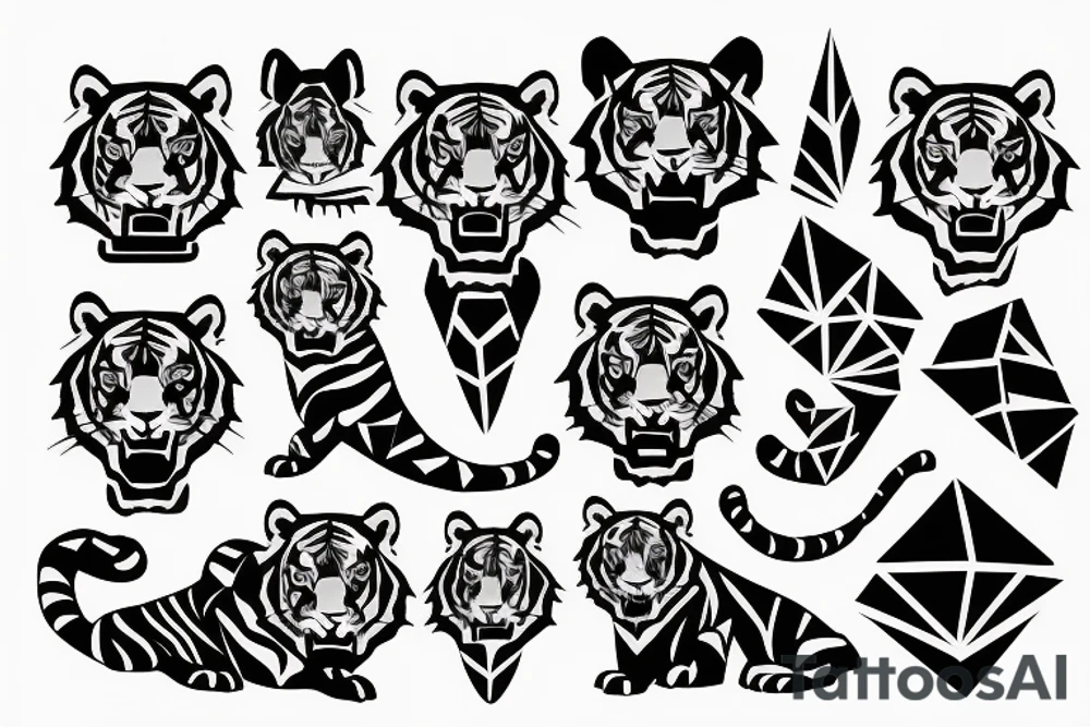 tiger tattoo idea