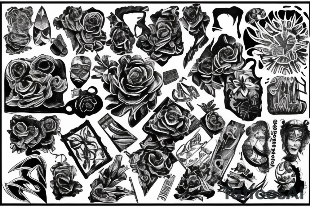 shredded tattoo idea