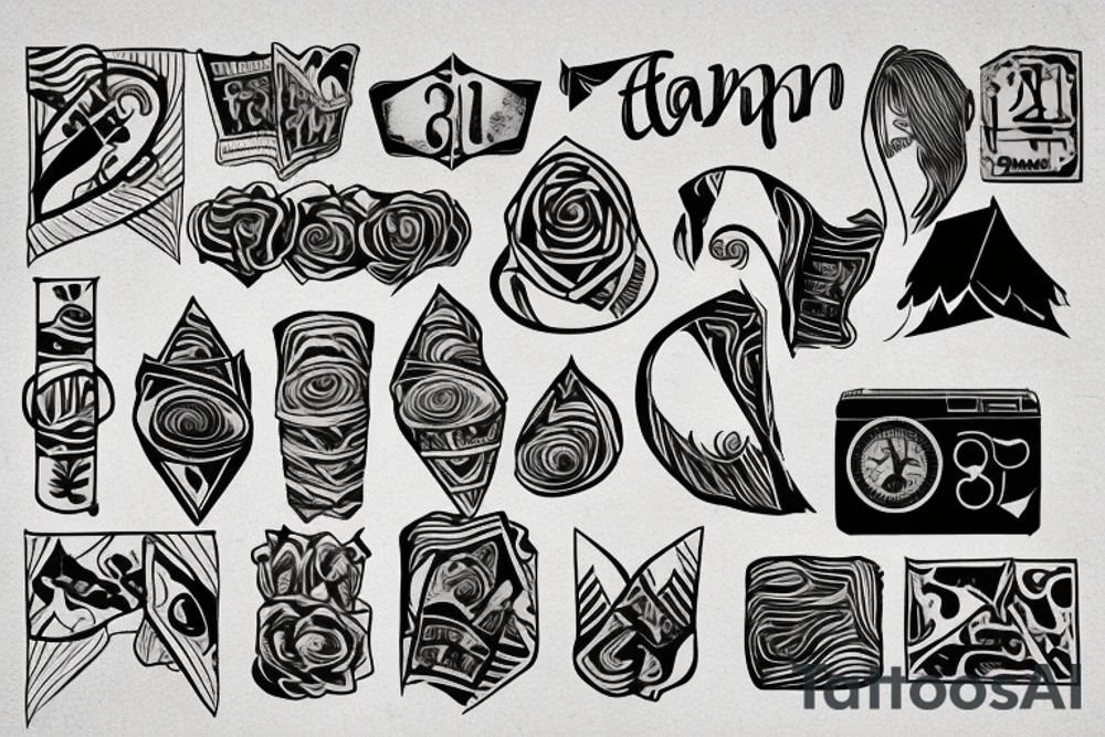 torn paper tattoo idea