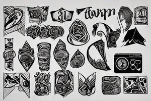 torn paper tattoo idea