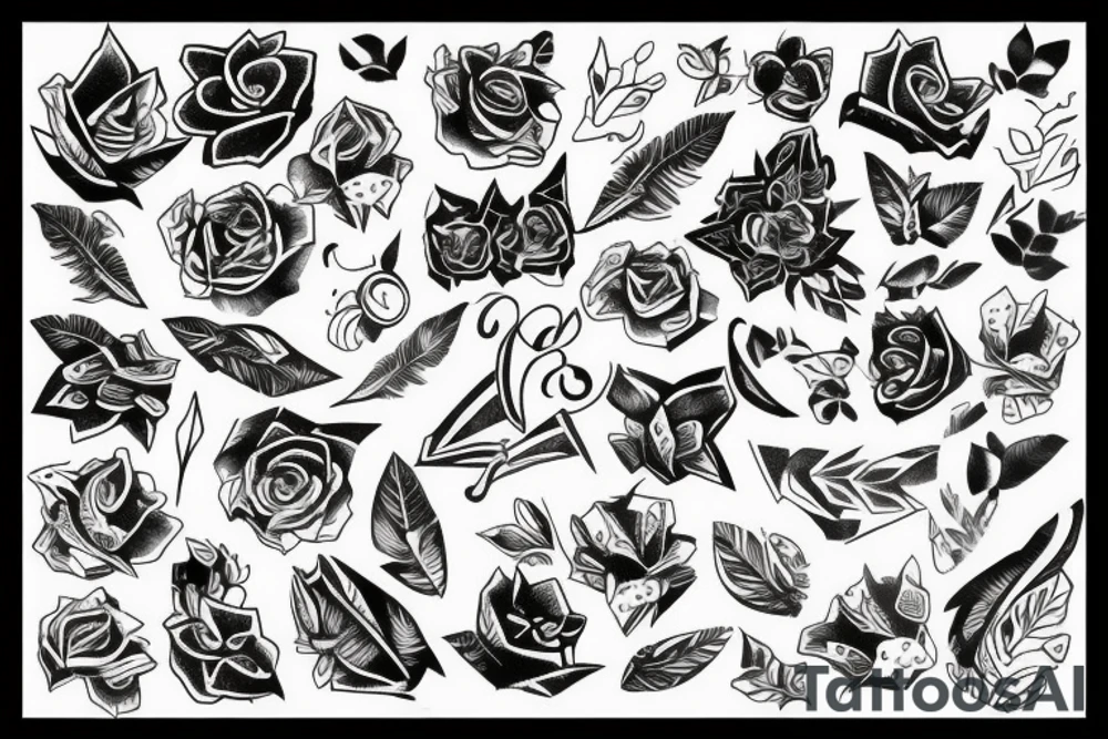 torn paper tattoo idea