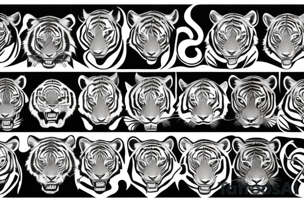 tiger stripes tattoo idea