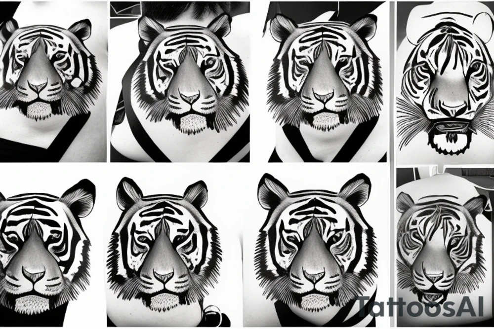 tiger stripes tattoo idea