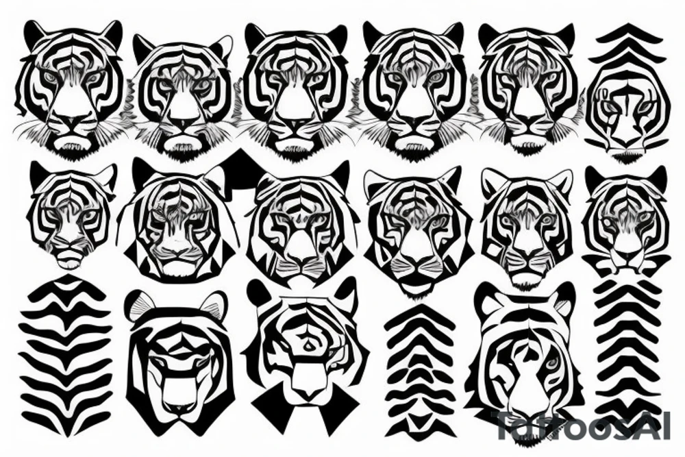 tiger tattoo idea