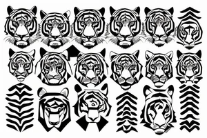 tiger tattoo idea
