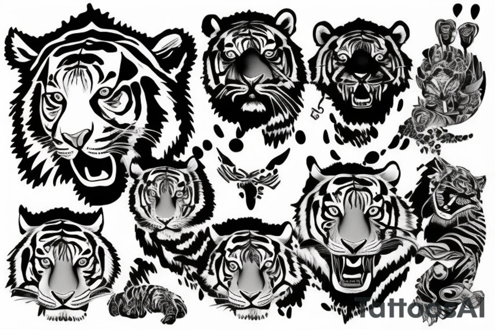 tiger tattoo idea