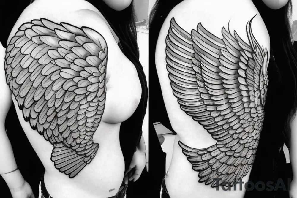 pig with wings tattoo idea